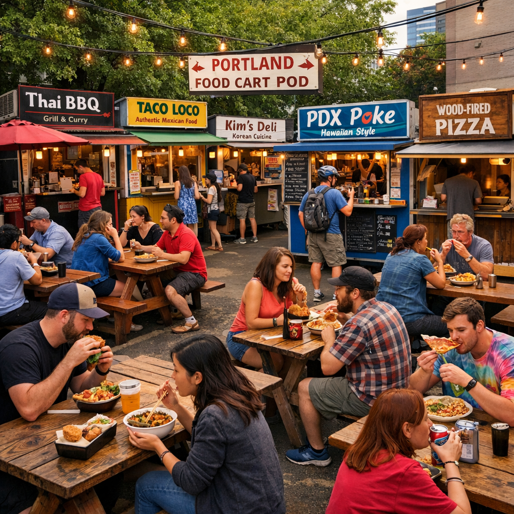 Exploring Portland’s Dynamic Food Scene: New Restaurants and Food Cart Highlights